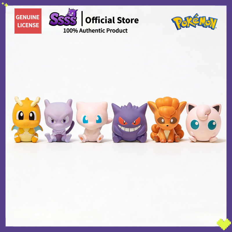 Chính Hãng Pokémon Nhỏ Phiêu Lưu Series Thứ Ba Bom Genga Giả Tưởng Búp Bê Dễ Thương Trang Trí Mô Hìn