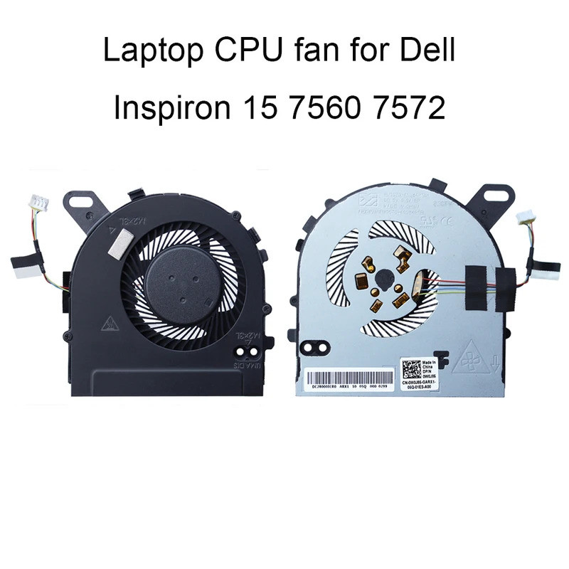 Quạt Làm Mát CPU Máy Tính Cho Dell Inspiron 15-7560 7572 Vostro 5468 5568 0w0j86 0W0J85 W0J85 0W0J86