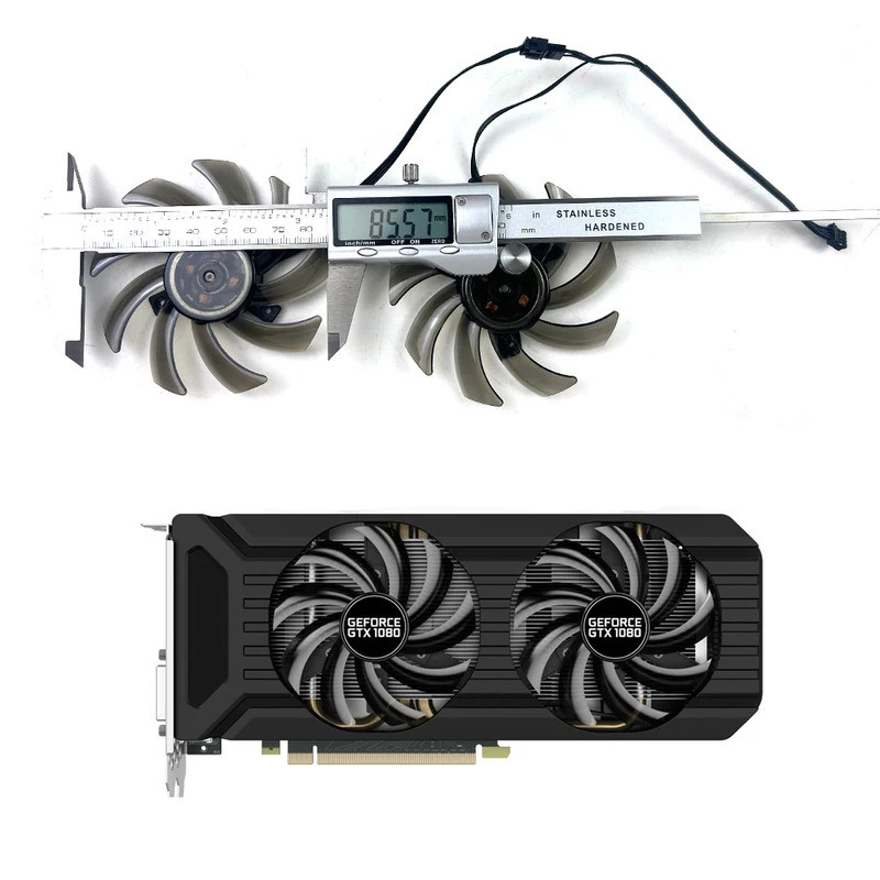 Quạt làm mát MỚI 85MM 4PIN GA91S2U GTX1080 1070 1060 GPU QUẠT cho Palit P106-100 GTX1060 GTX1080 GTX