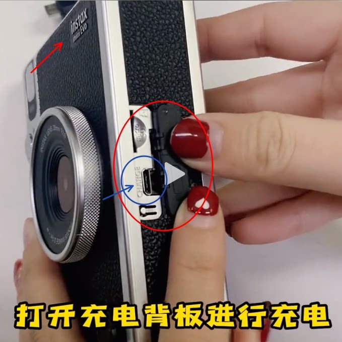 Fuji Polaroid instax mini EVO Liplay StrawSQ10 / 20 Sạc trực tiếp