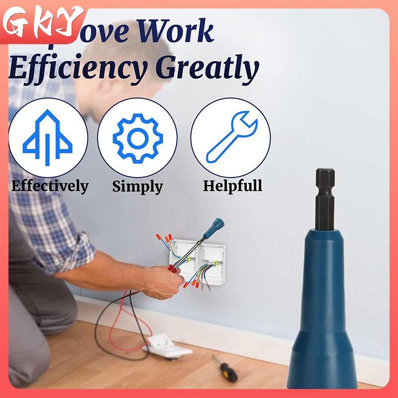 GKY Dây Xoắn Dụng Cụ Dây Twister Đai Ốc Trình Điều Khiển Điện Twister Cho Máy Khoan Điện Trình Điều 