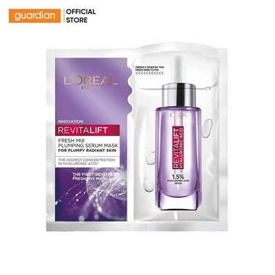 Mặt Nạ Dưỡng Chất Căng Mướt Da L'Oreal Revitalift Hyaluronic Acid Plumping Fresh Mix Serum Mask