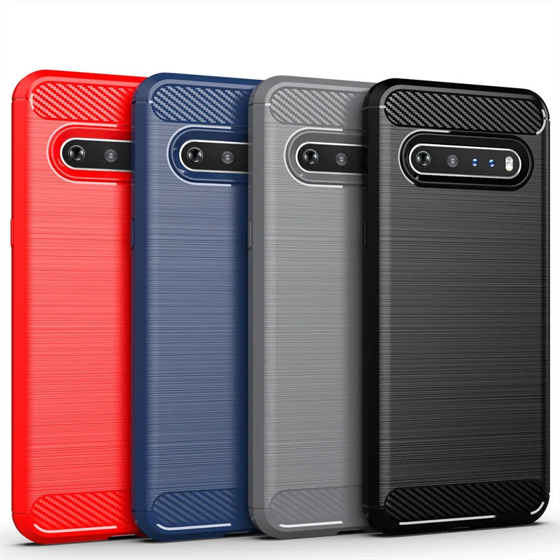 Dành Cho Vỏ LG V60 ThinQ Ốp Lưng Cho LG V60 ThinQ V60 Mỏng Q Coque Silicon Chống Sốc Ốp Lưng Mềm TPU