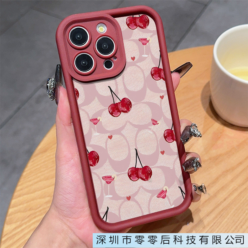 Ốp điện thoại Ins Sweet Cute Cherry