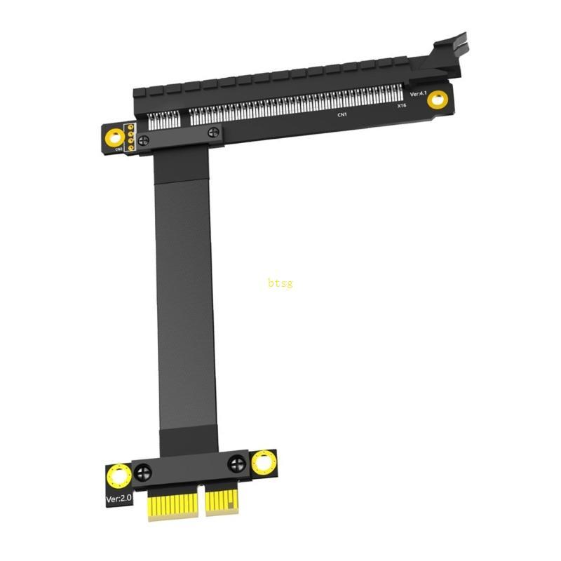 Btsg 25CM PCIExpress 16X đến 1X Cáp Nối Dài Linh Hoạt Cho PC GPU PCIExpress Test Cáp Mở Rộng