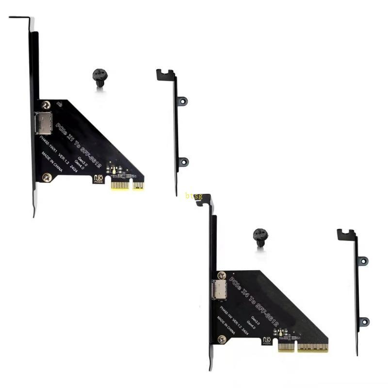 Btsg PCIe 4 0 x4x1 Adapter sang Oculink SFF 8612 Hỗ trợ SFF8839 Bên ngoài