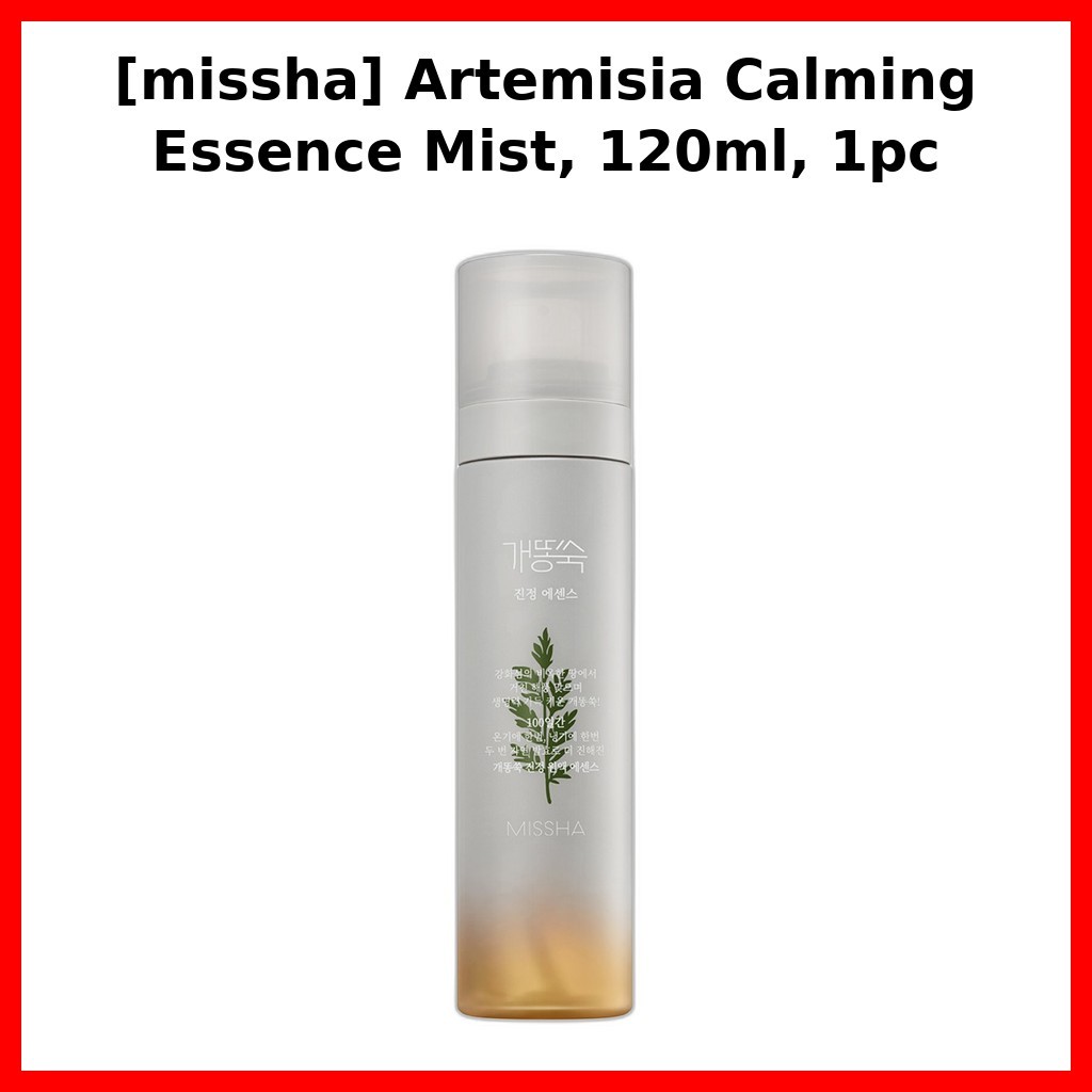 [missha] Tinh chất làm dịu Artemisia, 120ml, 1pc / Xịt tinh chất Hàn Quốc / Công thức nhẹ của DAON M