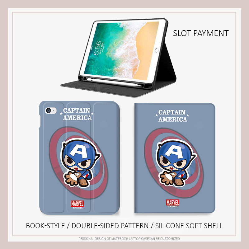 Ốp lưng Marvel captain america cute ipad air m3 ipad a16 gen 11 Air M3 Air 4/5/6 Air7 10.2 Gen 7/8/9