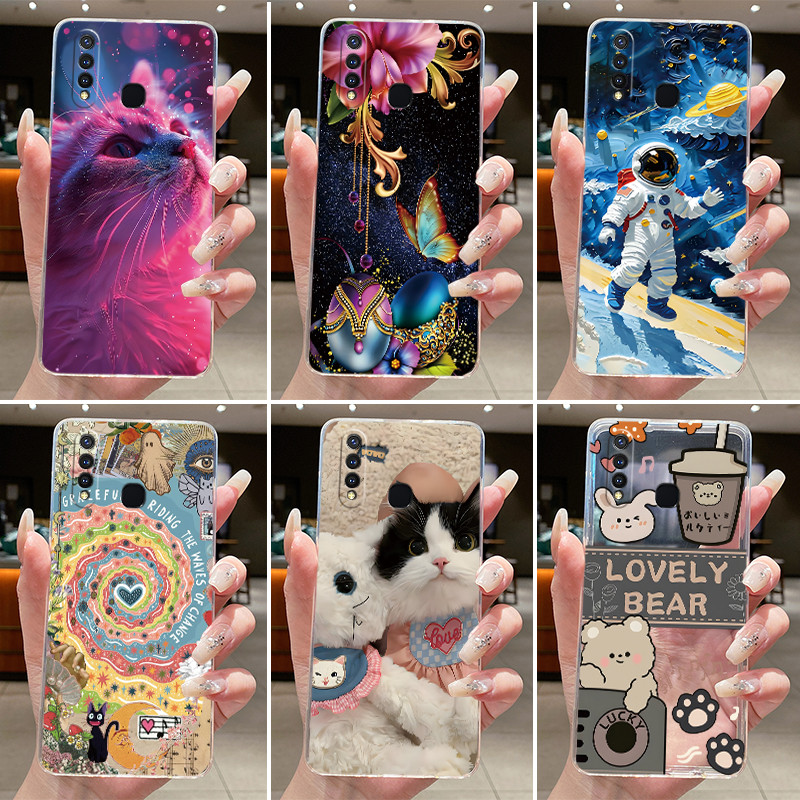 Ốp Lưng Cho Vivo Y19 (2019) Ốp Lưng Thẩm Mỹ Mèo Dễ Thương Thời Trang Silicon Mềm Cho Vivo Y19 1915 Ố