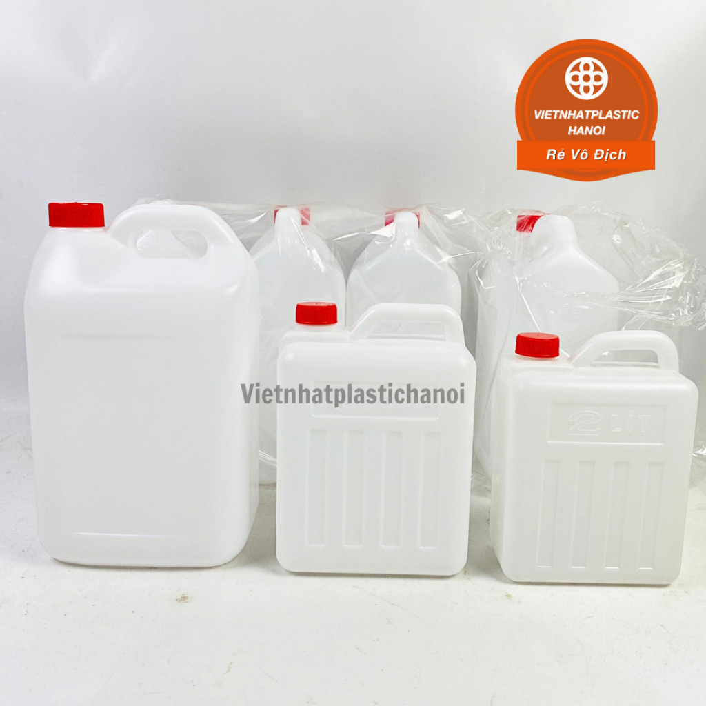 Can nhựa 2 lít, 3 lít, 5 lít, can đựng nước Việt Nhật Việt Nhật HPA