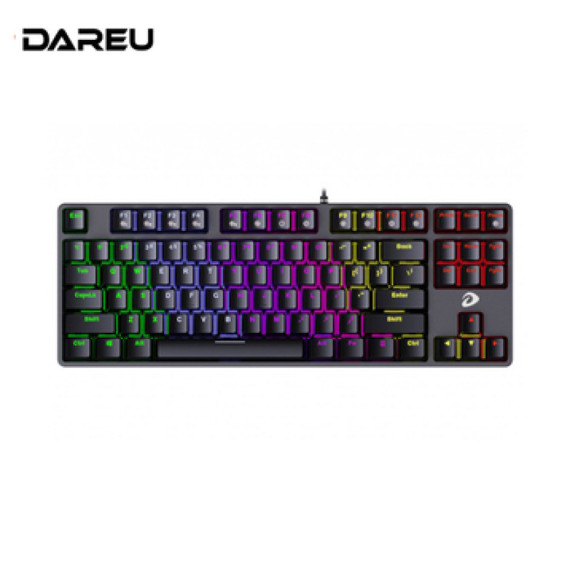 Bàn phím cơ có dây Dareu EK87 TKL Multi Led Brown Switch