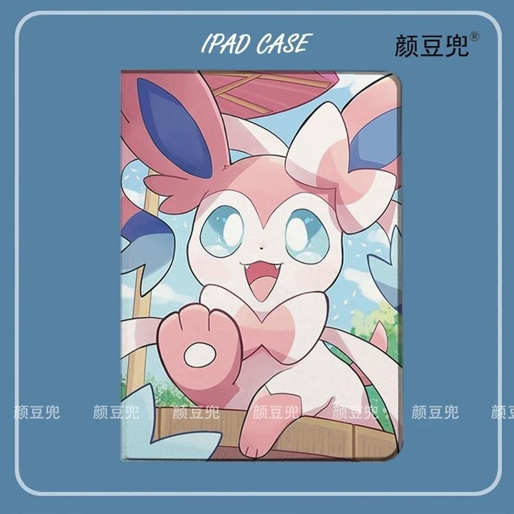 Sylveon Nymphali Anime Ốp Lưng Cho iPad 10.2 8th Air 4 5 Mini 5 6 Ốp Lưng Silicon Sang Trọng Cho iPa