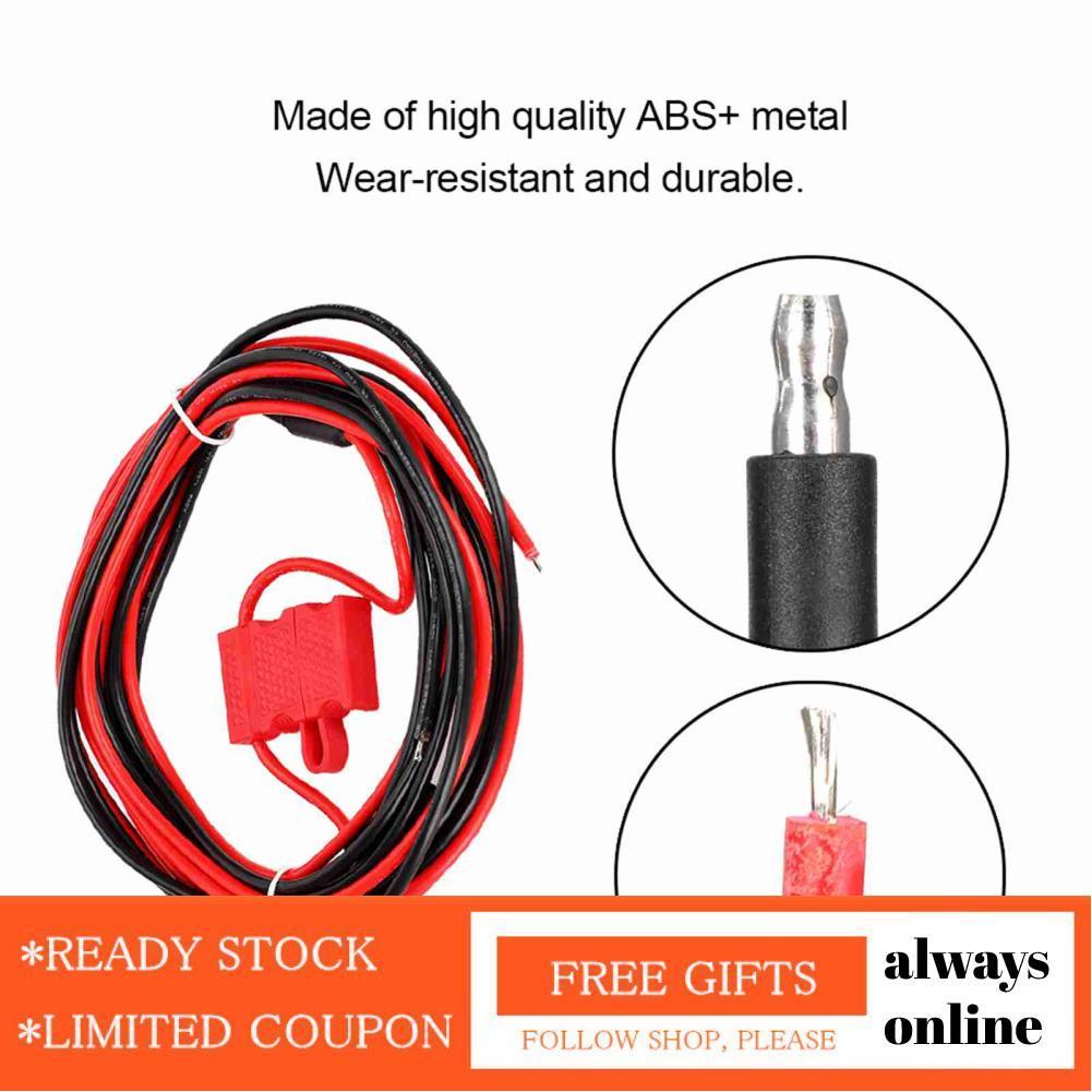 Alwaysonline PUSOKEI 12V DC Dây Cáp Cho Bộ Đàm Tương Thích CM200 CM300 PM400 GR300 GR4200 GR12 SM10 