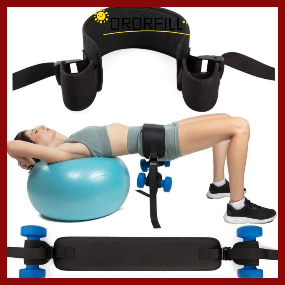 Đai tập tạ ORORFIL, Đai tập tạ cầu Glute Nylon Tập luyện tạ hông Lực đẩy, Đai tập luyện Glute hiệu q