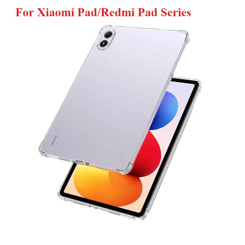 Ốp lưng TPU trong suốt túi khí cho Redmi Pad 2/Pad Pro/Pad 2 Pro 12.1 SE 11 8.7 inch, Kpad, Mi Pad 8