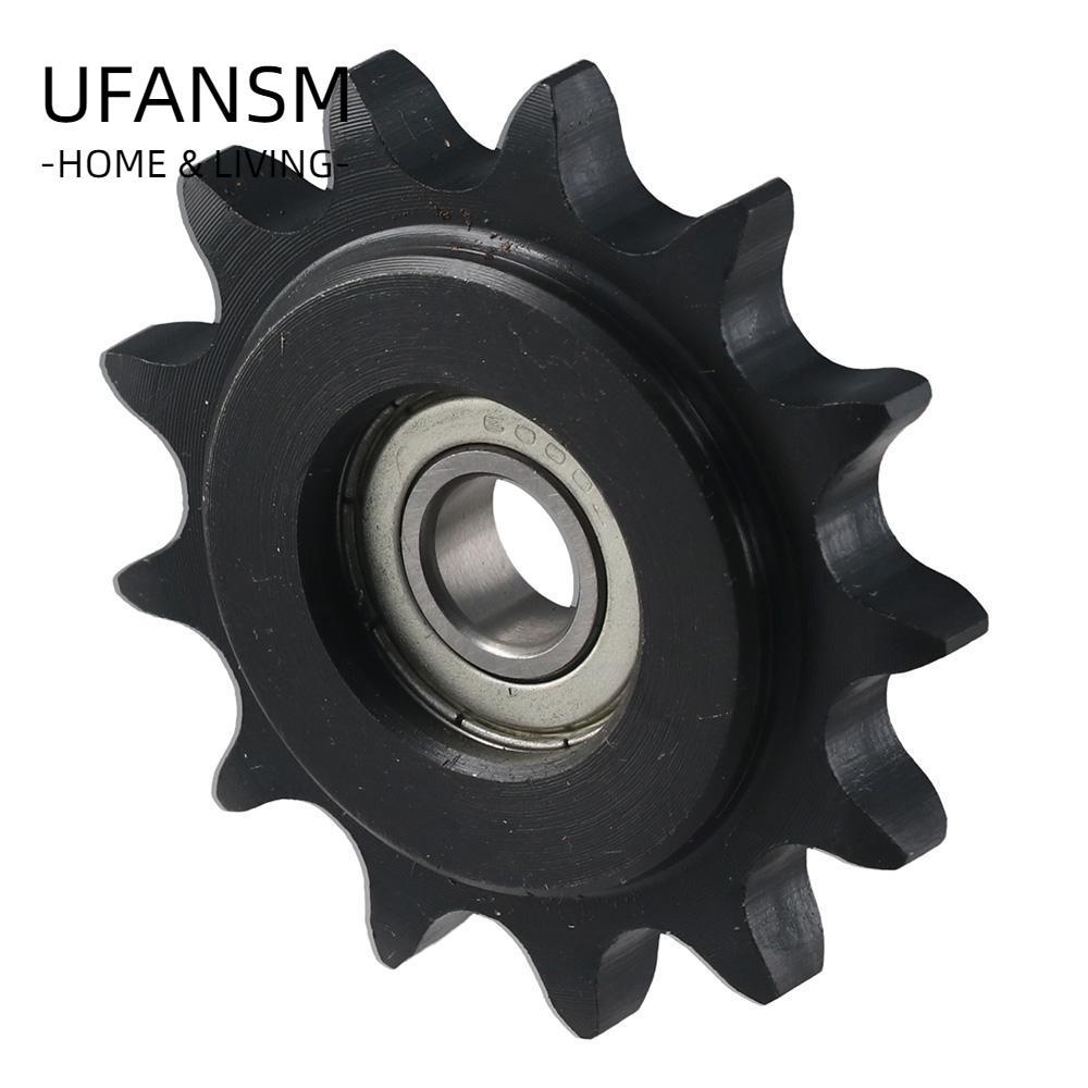 UFASM Convex Idler Gear, 13 Răng 10mm Bore 1 / 2 "Pitch Chain Idler Sprocket, có Chèn C45 Thép Carbo