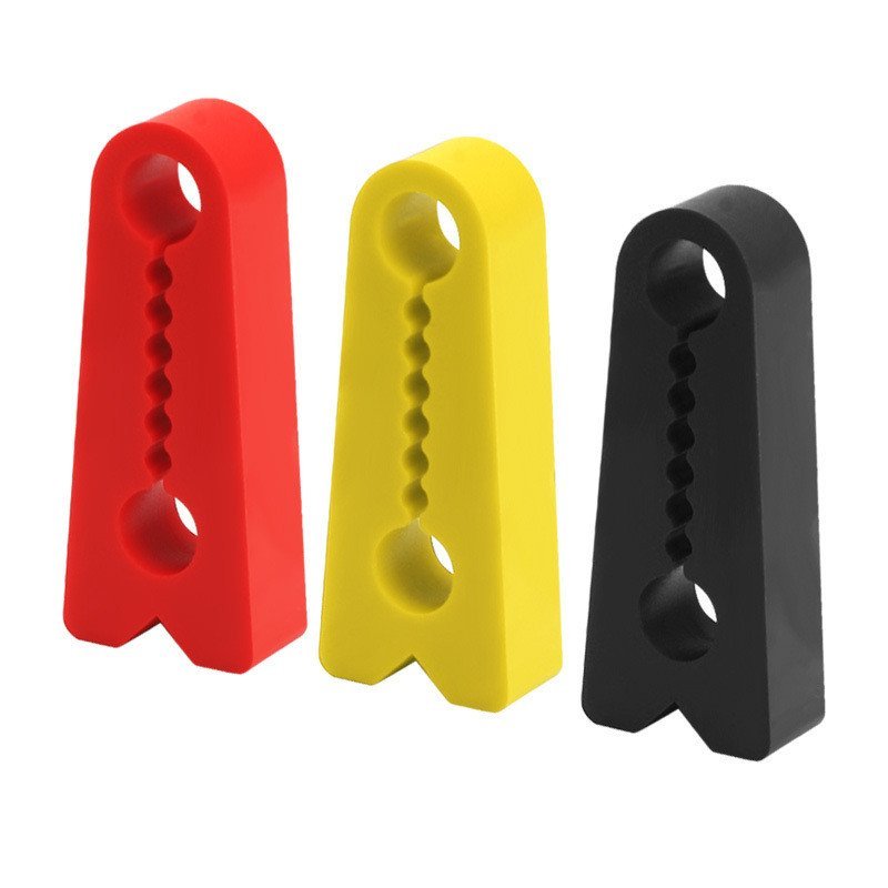 Khóa Cửa Ô Tô Khóa Miếng Lót Bảo Vệ Cửa Chống Sốc Miếng Lót Khóa Cửa Silicon Tắt Tiếng Bao Đệm Chống