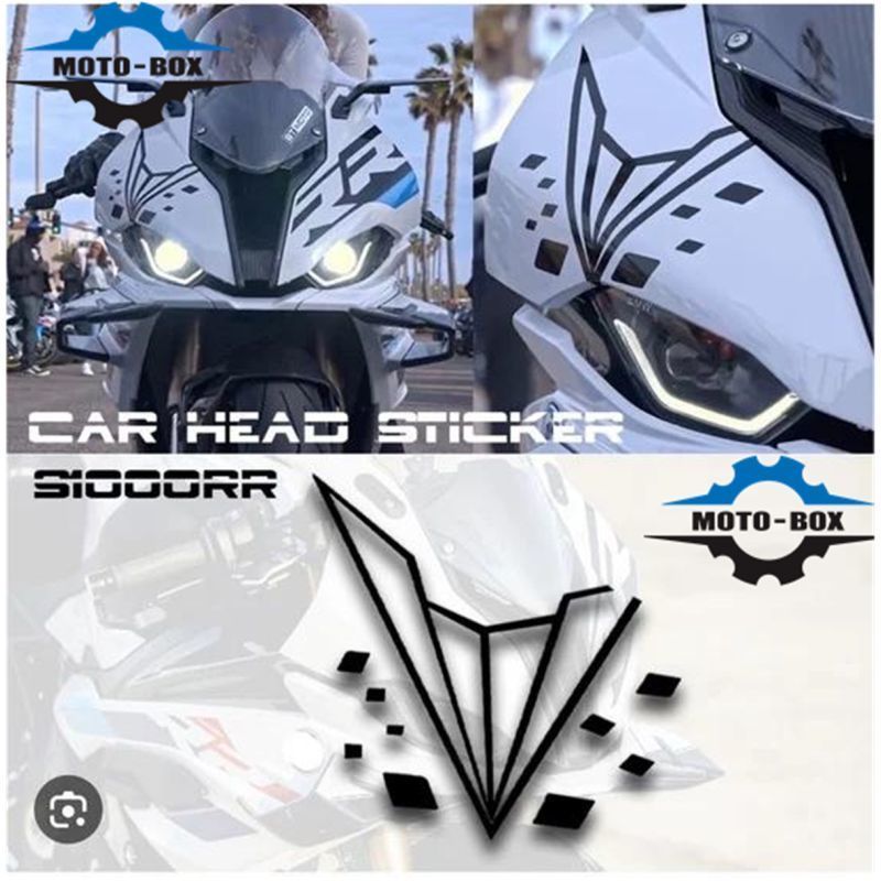 S1000RR waterproof headgear sticker, S1000RR motorcycle windshield decals and reflective film