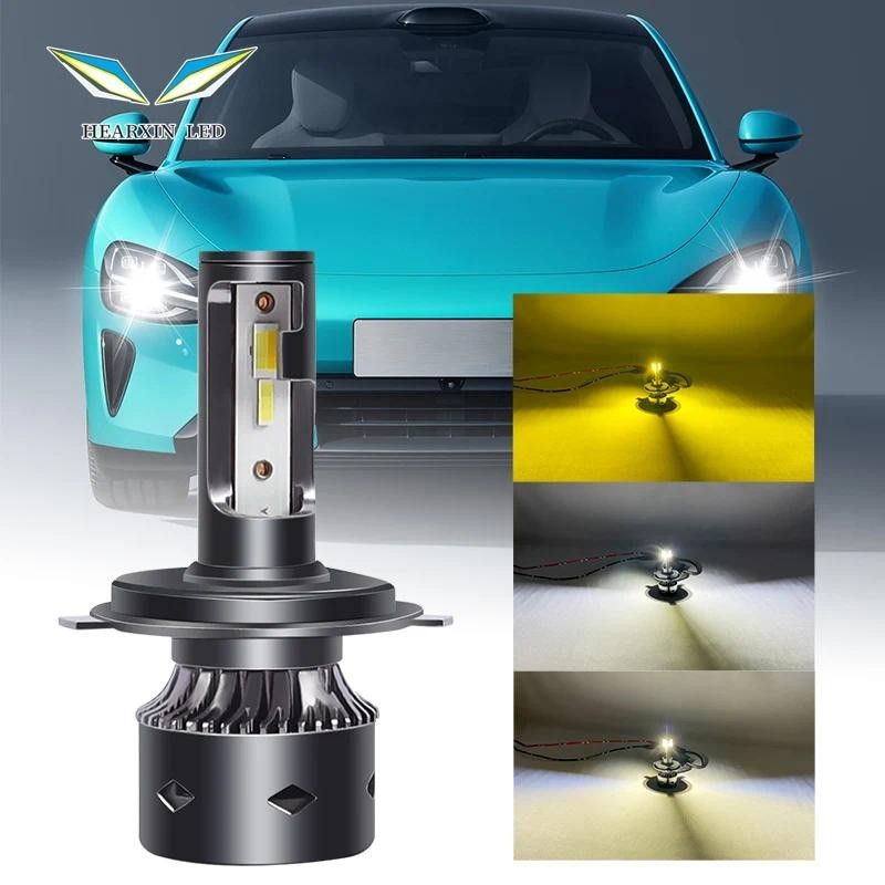 H7 LED Mini CANBUS H4 12-24V H11 H1 H8 H9 6000K Bóng Đèn 12000LM Đèn Pha Ô Tô lampada 9005 HB3 9006 