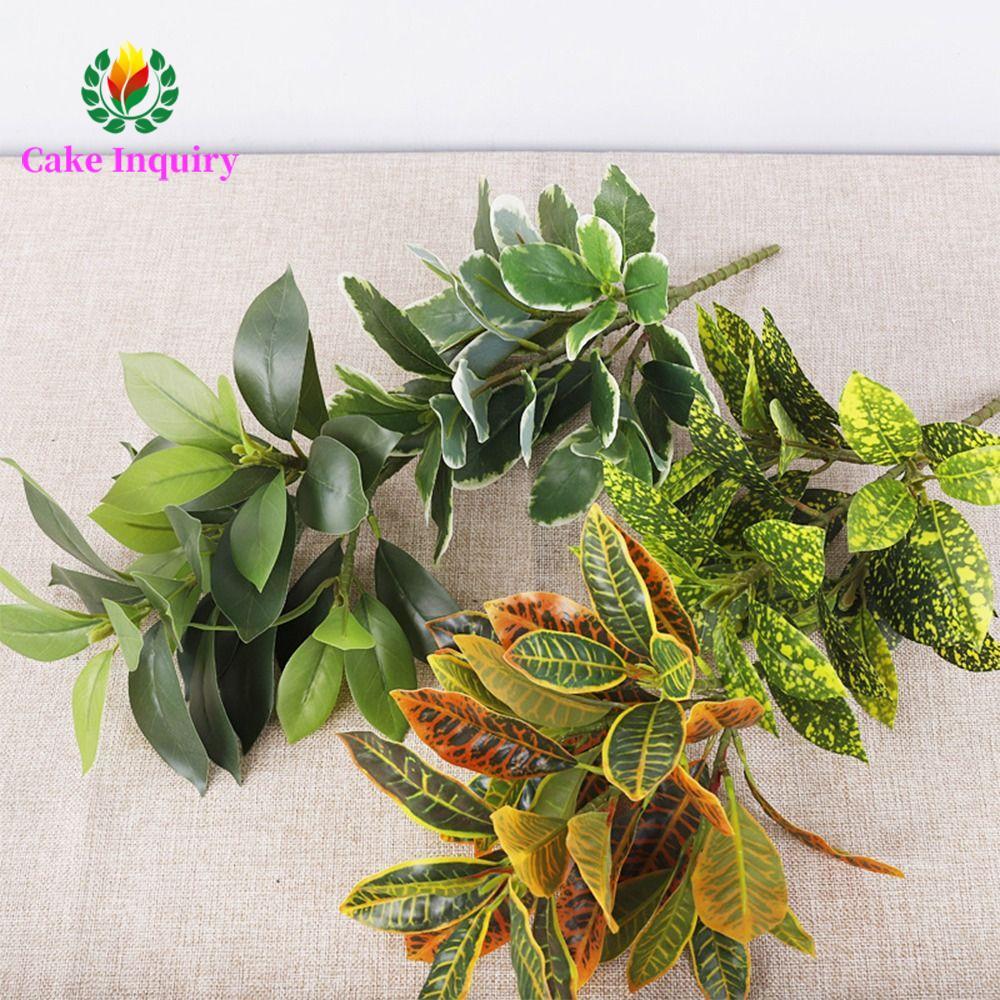 Cây Ficus nhân tạo SAHRAI, Cây Banyan nhiệt đới 35 lá giống như thật, Cây xanh Nhựa lớn Cây Ficus gi