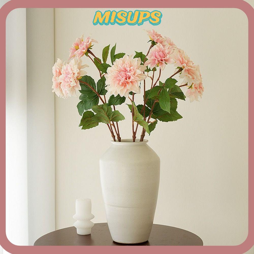 MISSIPS Nhân Tạo Hoa Dahlia, Nhiều Màu Sắc Handmade Cảm Ứng Thật Dahlia, Sắp Xếp Hoa Chất Liệu Sắp X