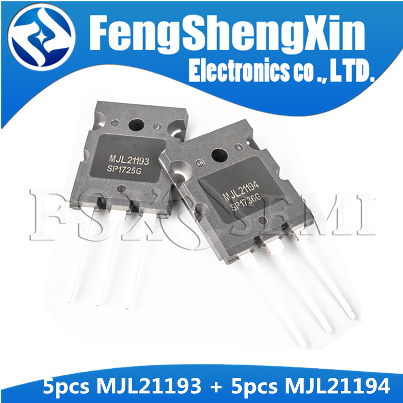 10 Cái / lốc MJL21193G MJL21194G 5 Chiếc MJL21193 + 5 Chiếc MJL21194 TO-3P Điện Transistor
