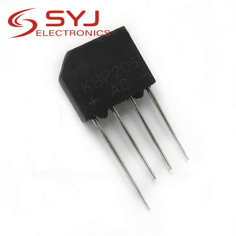 10 Cái / lốc KBP206G KBP206 DIP-4 2A 600V Còn Hàng