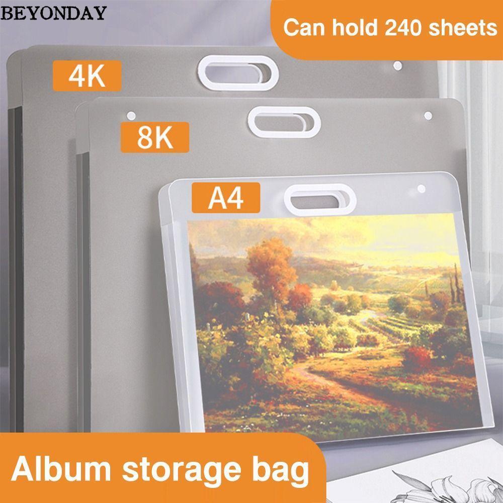 Thư mục tập tin BEYONDAY, Túi lưu trữ giấy vẽ tranh 4K / 8K / 16K di động, Album ảnh chống nước A2 /
