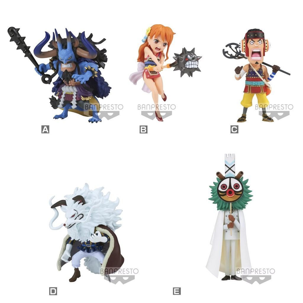 Miễn Phí Vận Chuyển Bandai One Piece WCF Onishima 8 Kaido Dog Lan Usop Nami Luffy CP0 Hải Quân