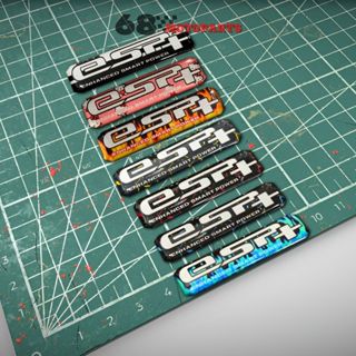 Tem ESP+ Dán Pô E Nhựa Nổi EPOXY Phản Quang Tương Thích Tất Cả Xe Máy Honda Bền Màu Chống Thấm Nước