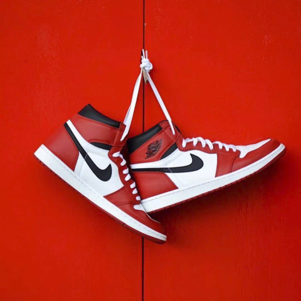 Giày Thể Thao JD1 Retro High Chicago Đỏ Trắng Cao Cổ Clever Man Store