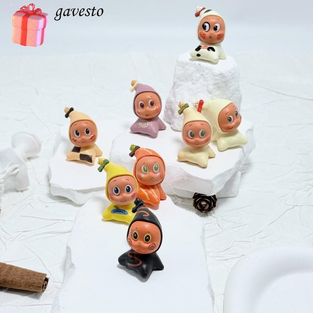 GAVESTO Twinkle Series Box, POP BEAN Create Your Taste Series Đồ trang trí Mini, Phim hoạt hình POP 