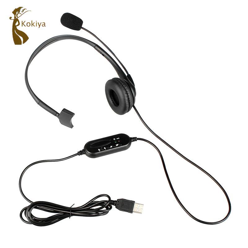 Tai Nghe Văn Phòng Nhẹ 2.5 Mm USB Tai Nghe Máy Tính Giảm Tiếng Ồn PC Chơi Game Tai Nghe Tai Nghe Cho