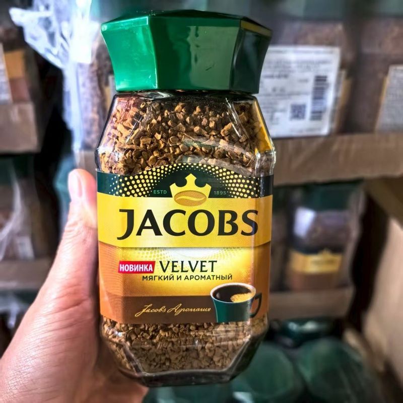 Cà phê đen hòa tan nhập khẩu Nga JACOBS JACOBS Imperial Espresso Bộ trà đông khô 1.71