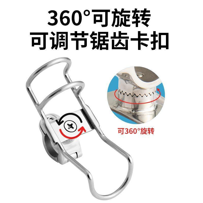 New Product#Marine316Stainless Steel Fishing Rod Holder Yacht Sea Fishing Drag Fishing Rod Bracket F
