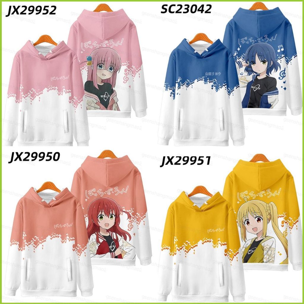 Áo Khoác Anime 3D Bocchi The Rock - Phù Hợp Cosplay và Thời Trang