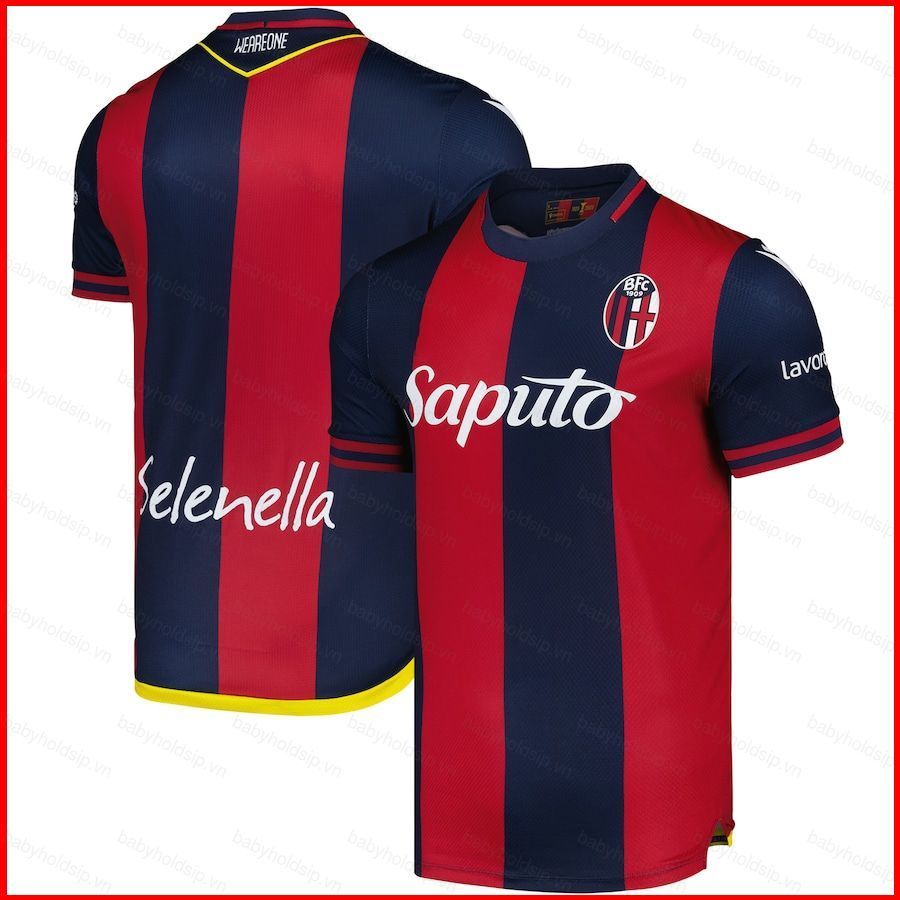 Áo Jersey Câu Lạc Bộ Bologna 2024-2025, Không Số, Phù Hợp Người Lớn, Trẻ Em và Plus Size