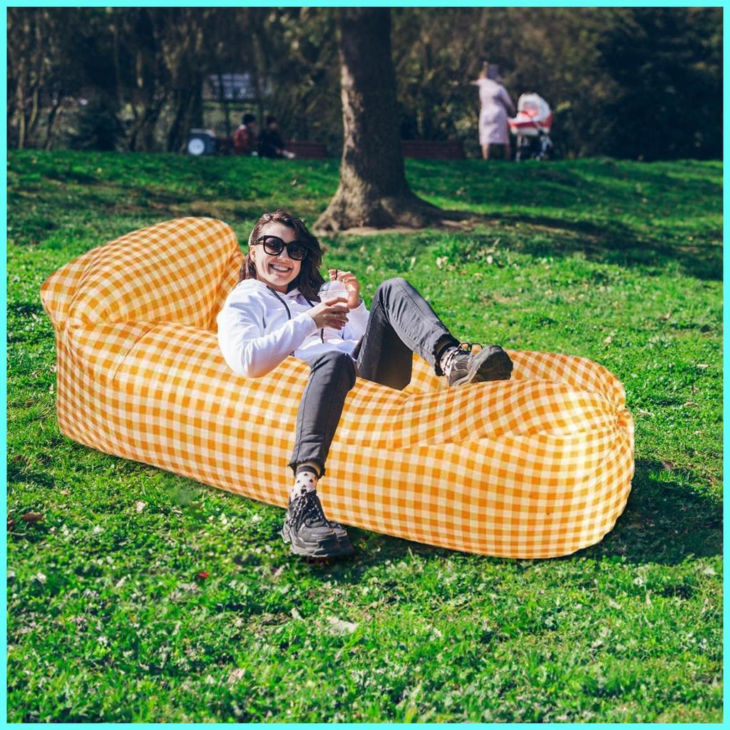 Sofa Bơm Hơi Di Động Ghế Sofa Bơm Hơi Lounger Ghế Đi Biển Chống Thấm Nước Bơm Hơi Air Lounger Cho sh