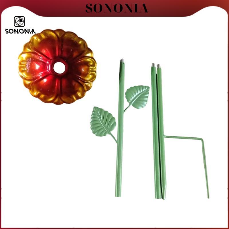 Trạm tưới cây Garden Bee Ground Stakes Bee Feeder Hình hoa chống mưa