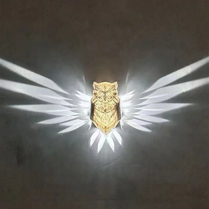 New Product#Hot Sale3D owl wall lamp animal LED Sleep Night Light Wall Lighting Light Art Decoration