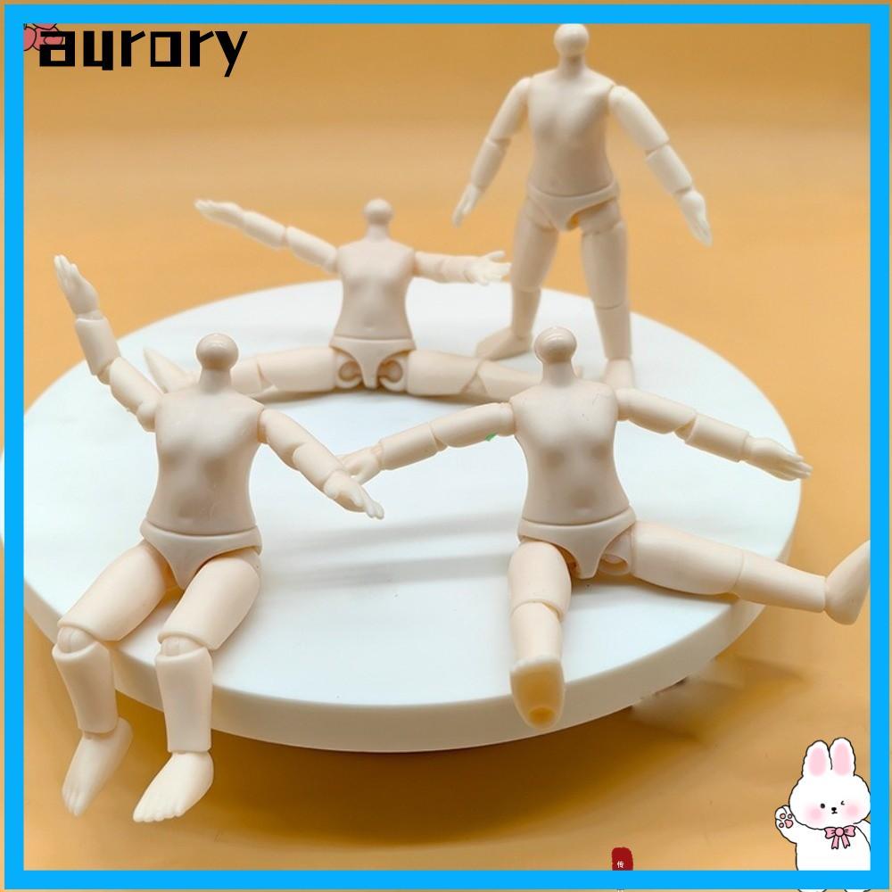 Búp bê hình AURORY, Búp bê cơ thể PVC cao 3in 4in, Búp bê Anime Nhiều khớp Thân búp bê BJD bền bỉ ch