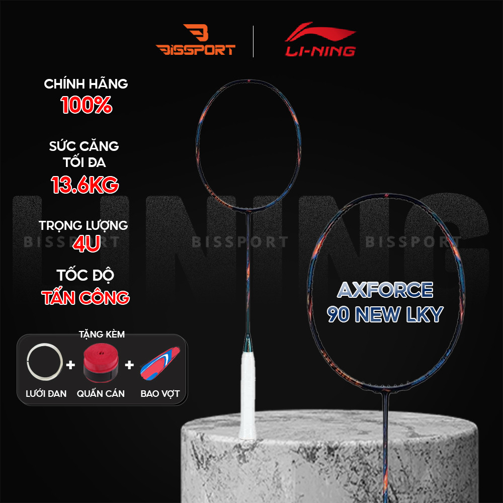 Vợt Cầu Lông Lining Axforce 90 New LKY Chính Hãng - Ổn Định Cao - Bền Bỉ - Thiên Công – Trợ Lực Tốt 