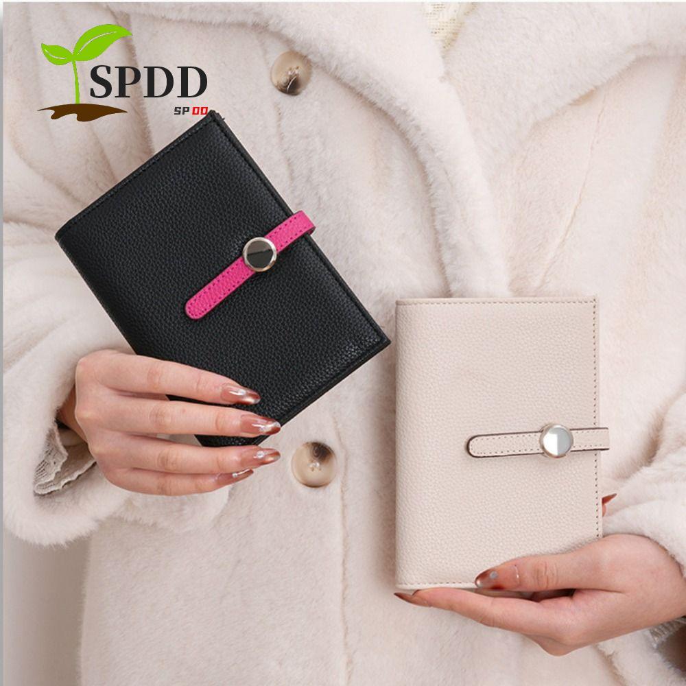 SPDD PU Túi Hộ Chiếu, Giá Đỡ Vé Hộ Chiếu Ví Du Lịch, Máy Bay Sáng Tạo Check-in Hộp Đựng Thẻ Đa Năng 