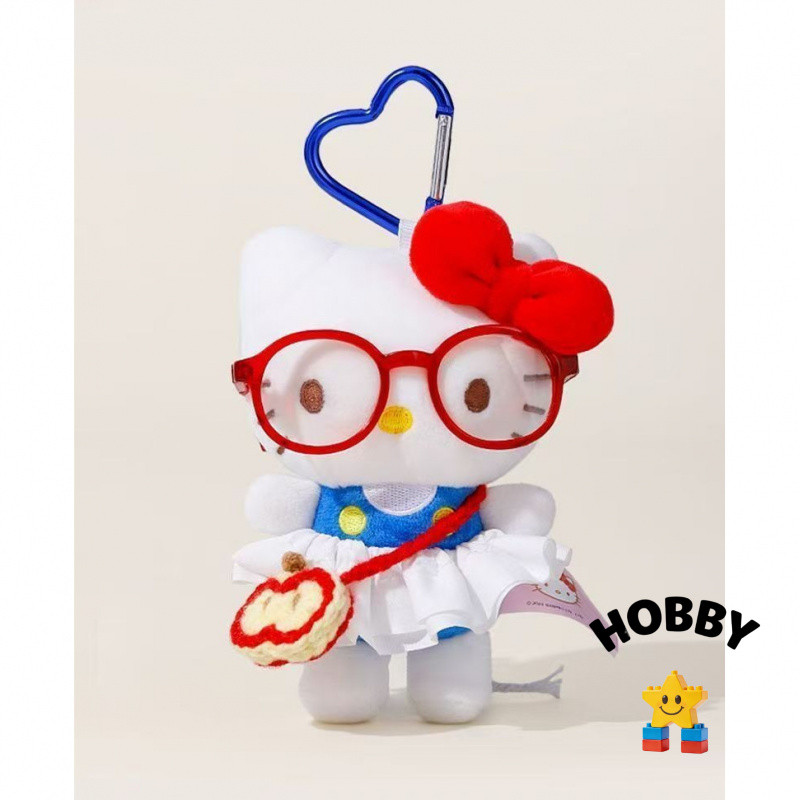 Bán Chính Hãng Hello Kitty Móc Khóa Cross-Dressing Kitty Cat Doll Charm Chef Hello Kitty Doll Ba Lô 