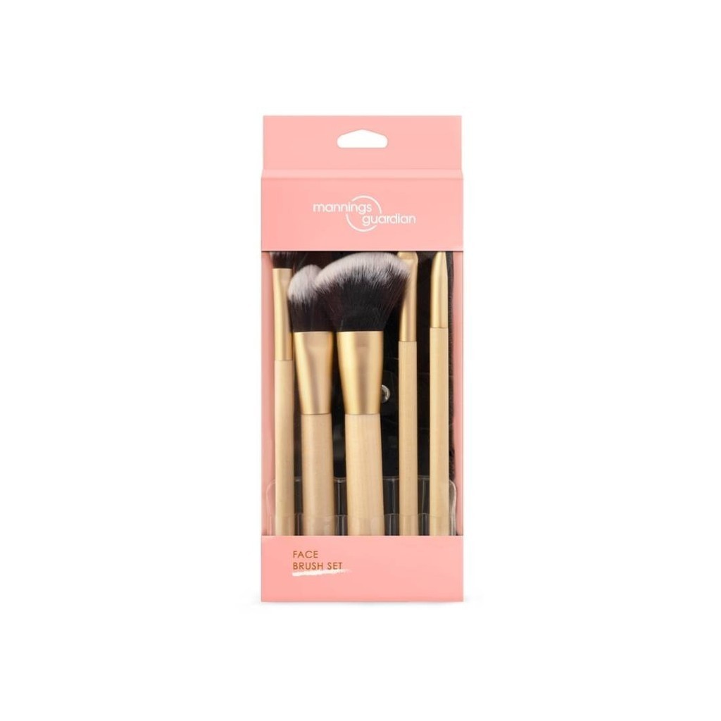 Bộ Cọ Trang Điểm Mặt Mannings  Face Brush Set 5 Cây