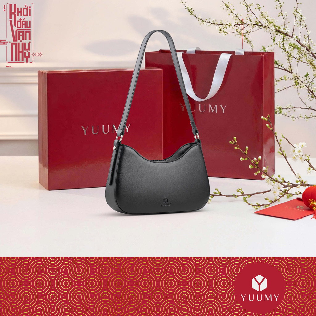 Túi Yuumy - Hộp quà (Túi đeo vai nữ YUUMY YN266 + Hộp + Túi Giấy + Túi rút đựng sản phẩm + Thiệp viế