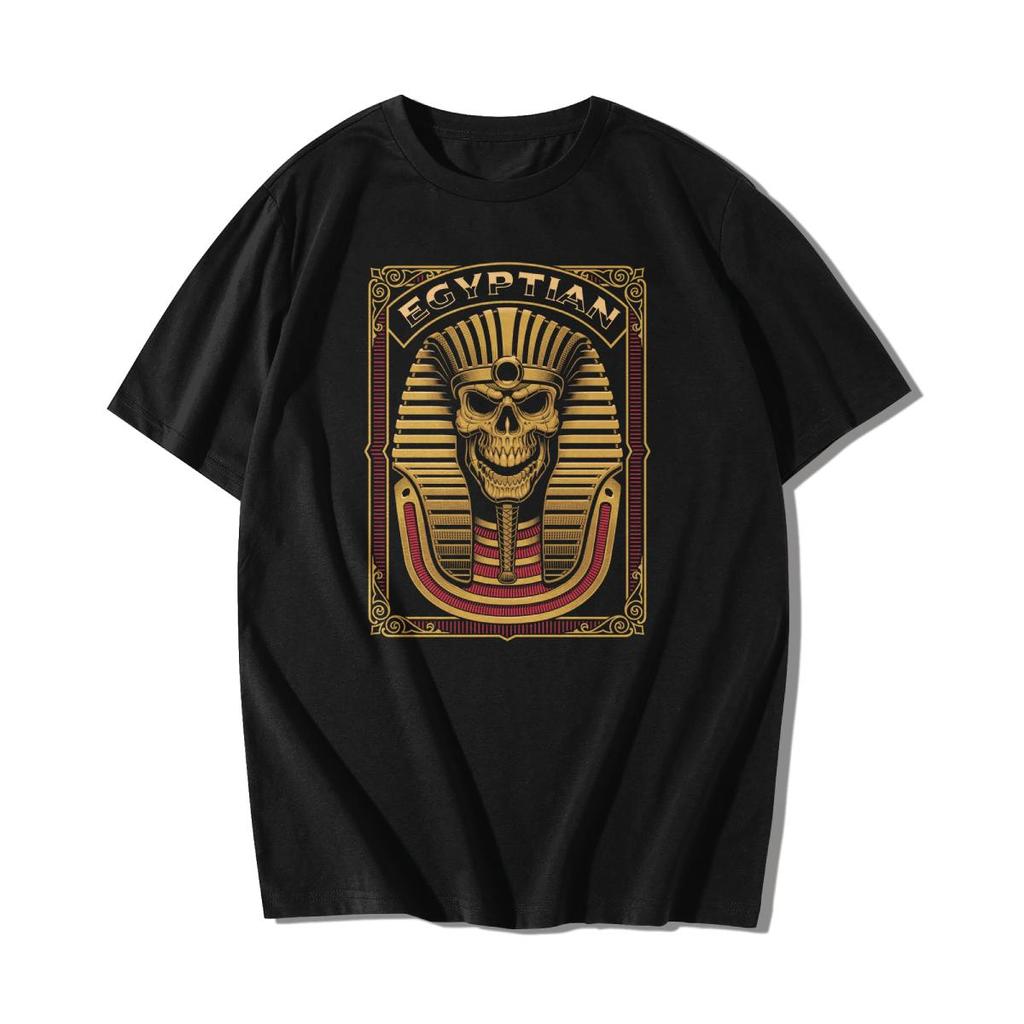 Giao hàng trong vòng 24 giờ Áo thun cổ tròn ngắn tay Cotton in hình EGYPTIAN