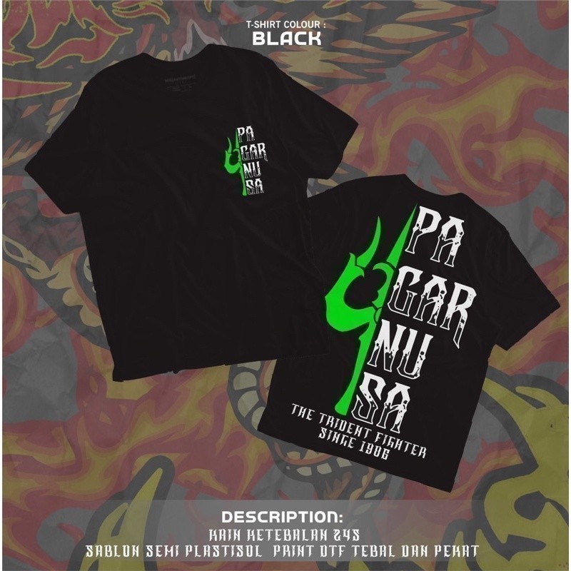 Nusa thời trang 2026 the Trident Fighter Kể từ năm 1986 Nusa Silat Tracker Distro Áo thun Dtf In màn