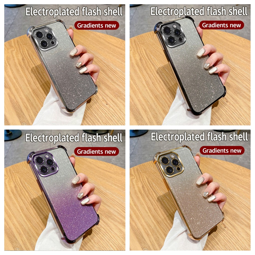 ốp lưng iPhone 16 Pro Max ốp lưng iPhone 16 Pro ốp lưng mềm dễ thương Vỏ đèn flash Vỏ chống rơi bốn 