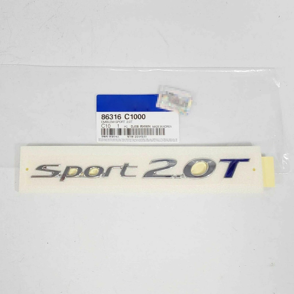 OEM 86316C1000 Trunk Sport 2.0T Biểu Tượng Chữ Cho HYUNDAI i45: 2015-2017 86316 C1000 86316-C1000